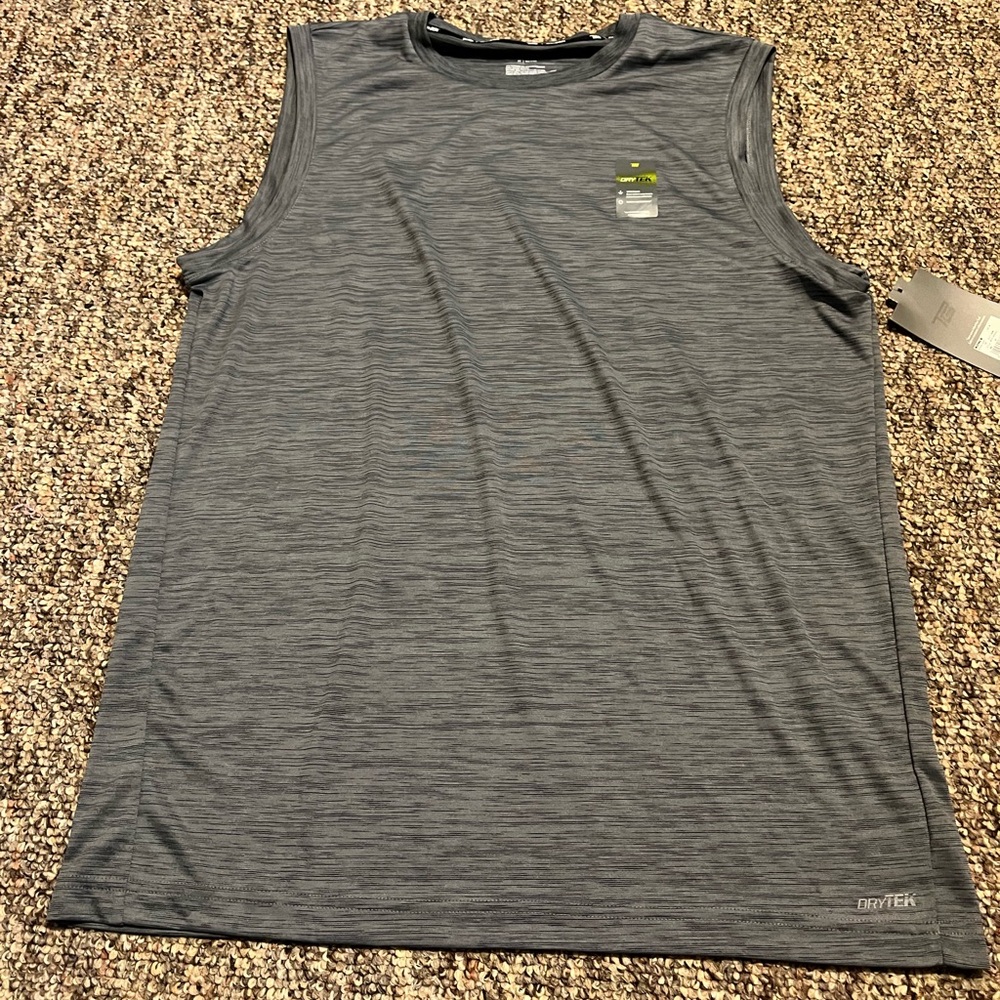 Brand new gray tek gear tank top medium